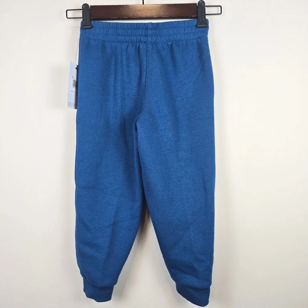 Nike Fleece Sweatpants Size 5 Court Blue Patches Just Do It Pockets